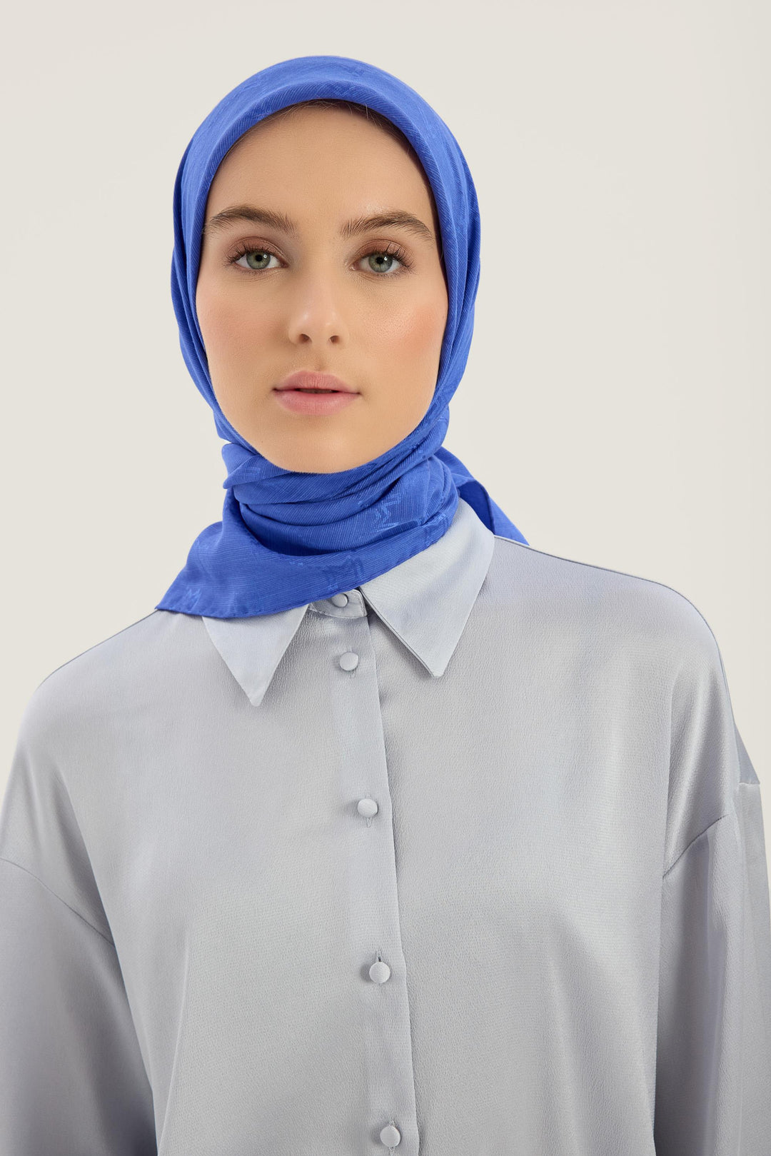 Maisa Neda Pamuk İpek Eşarp - Saks