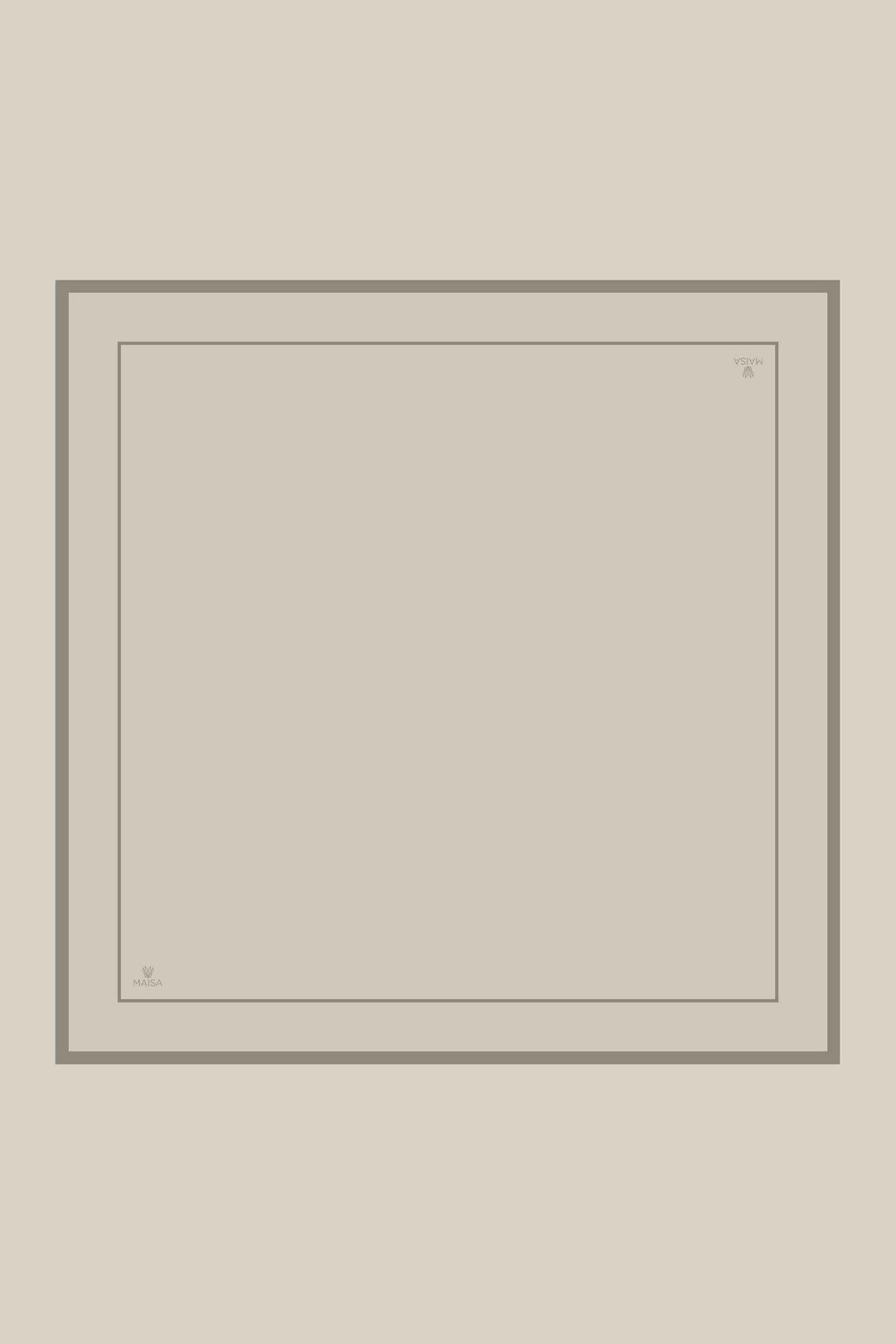 PAK TİVİL İPEK EŞARP 90*90 CM - BEJ - Görsel 9