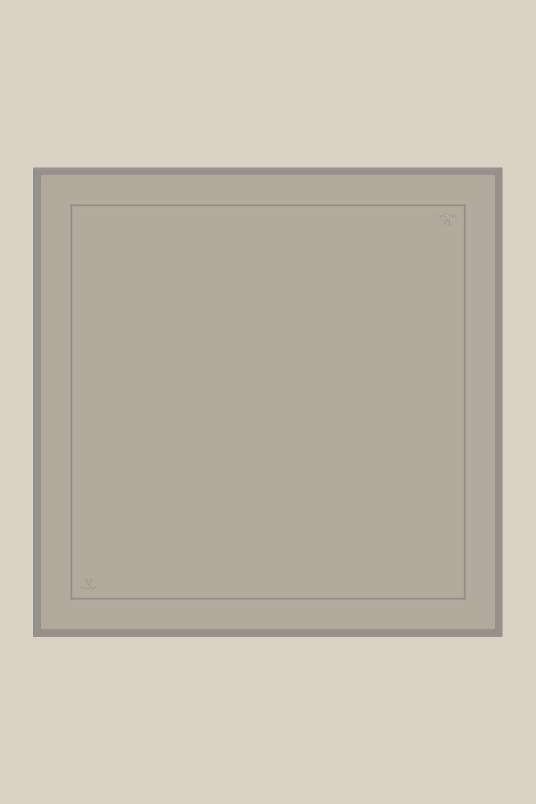 PAK TİVİL İPEK EŞARP 90*90 CM - VİZON - Görsel 7