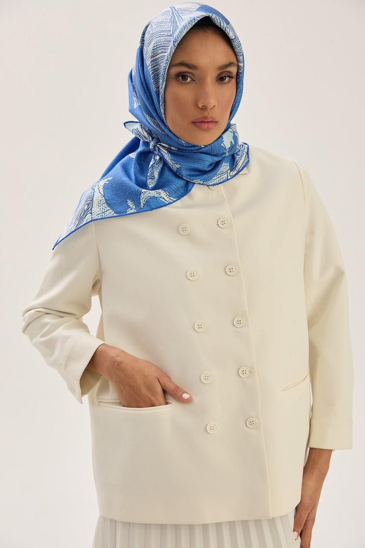 Maisa Reşha Mulberry İpek Eşarp - Mavi
