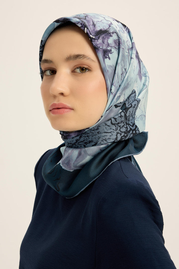 Maisa Rüya Mulberry İpek Eşarp - Mavi