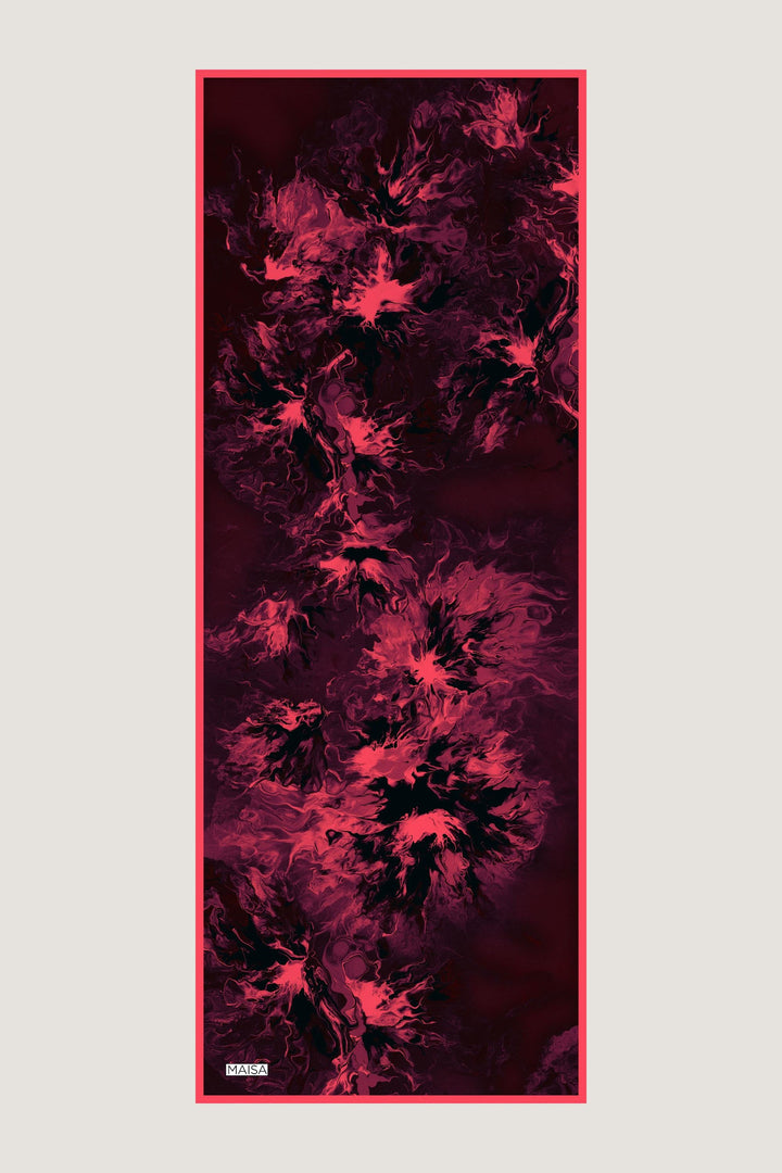 Maisa SABA FLOŞ VİSKON ŞAL 70*190 CM - MÜRDÜM
