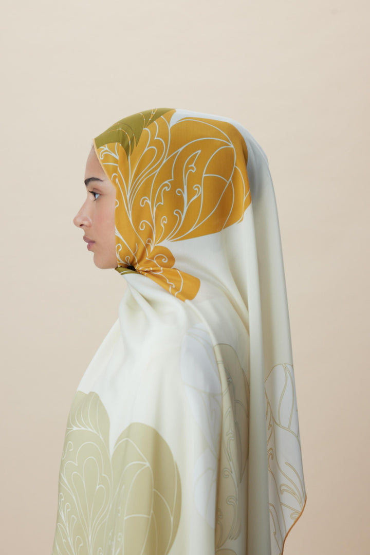 Maisa SAFİ KREP İPEK ŞAL 70*190 CM - ADAÇAYI