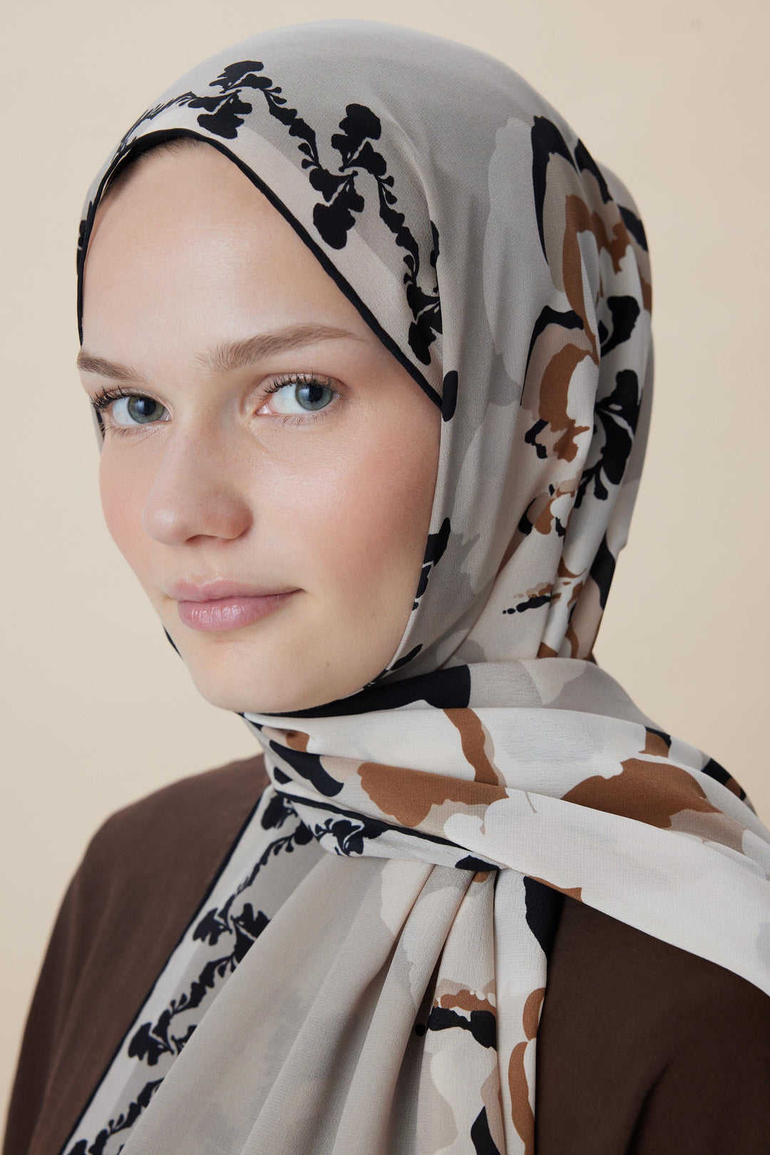 Maisa SEDA KREP İPEK ŞAL 70*190 CM - BEJ