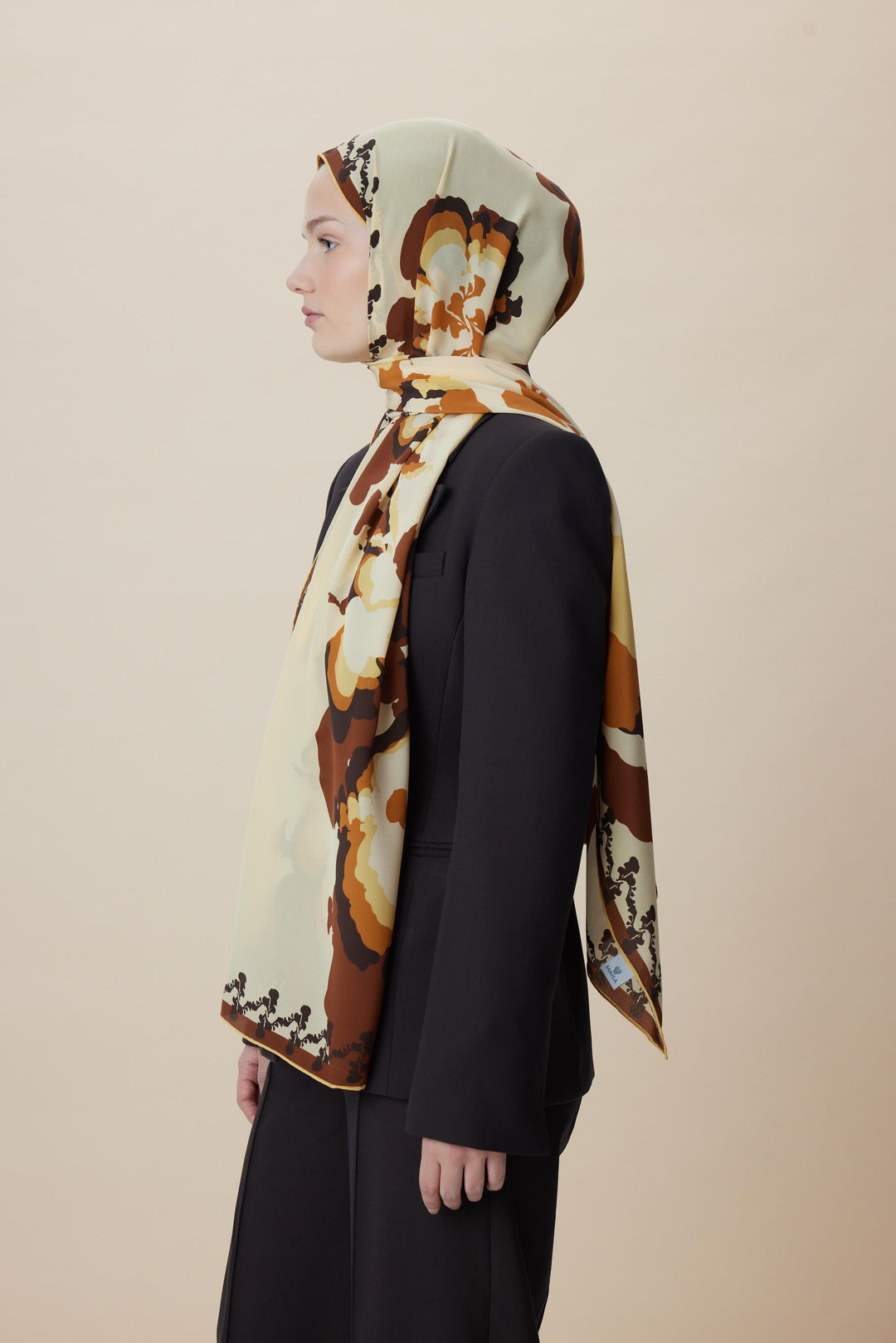 Maisa SEDA KREP İPEK ŞAL 70*190 CM - GOLD