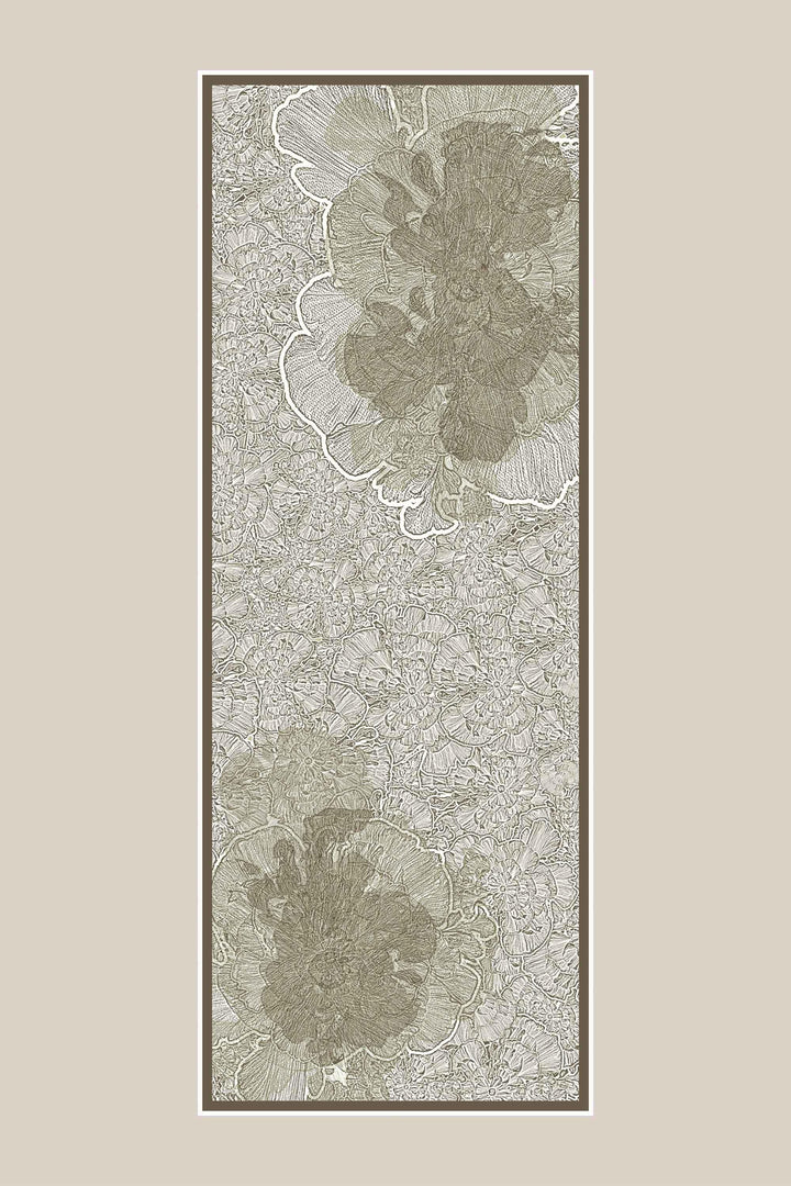 SEDEF FLOŞ VİSKON ŞAL 70*190 CM - BEJ - Görsel 7