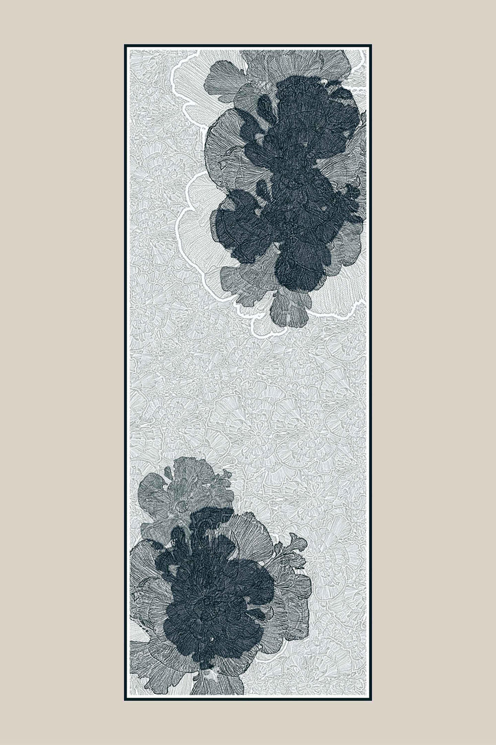 SEDEF FLOŞ VİSKON ŞAL 70*190 CM - EKRU - Görsel 8