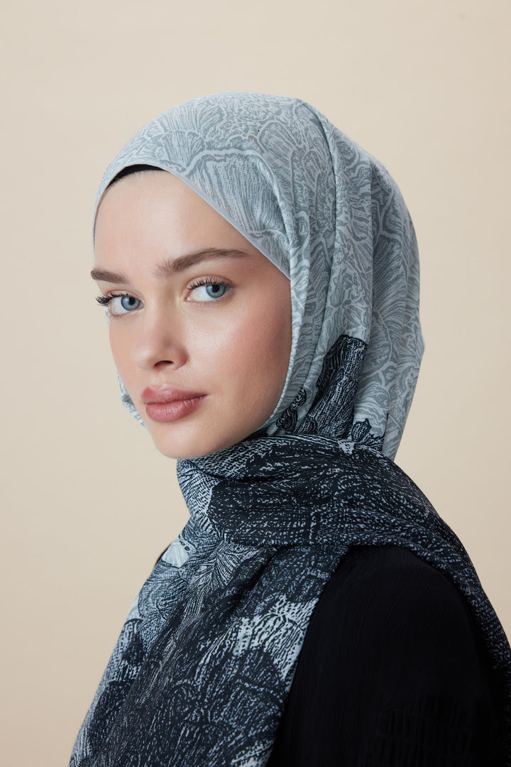 SEDEF FLOŞ VİSKON ŞAL 70*190 CM - EKRU - Görsel 5