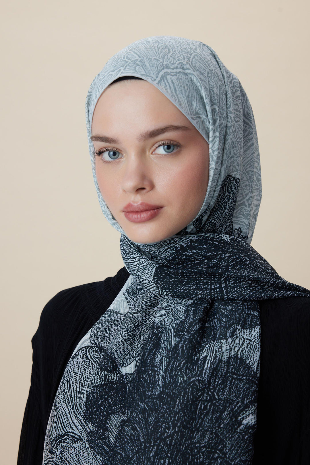 SEDEF FLOŞ VİSKON ŞAL 70*190 CM - EKRU - Görsel 4