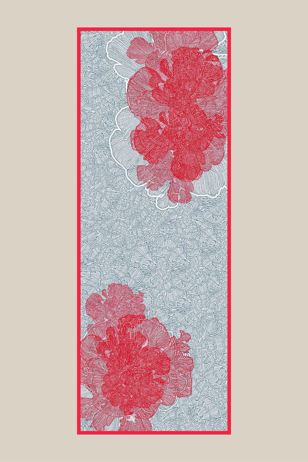 SEDEF FLOŞ VİSKON ŞAL 70*190 CM - MERCAN - Görsel 9