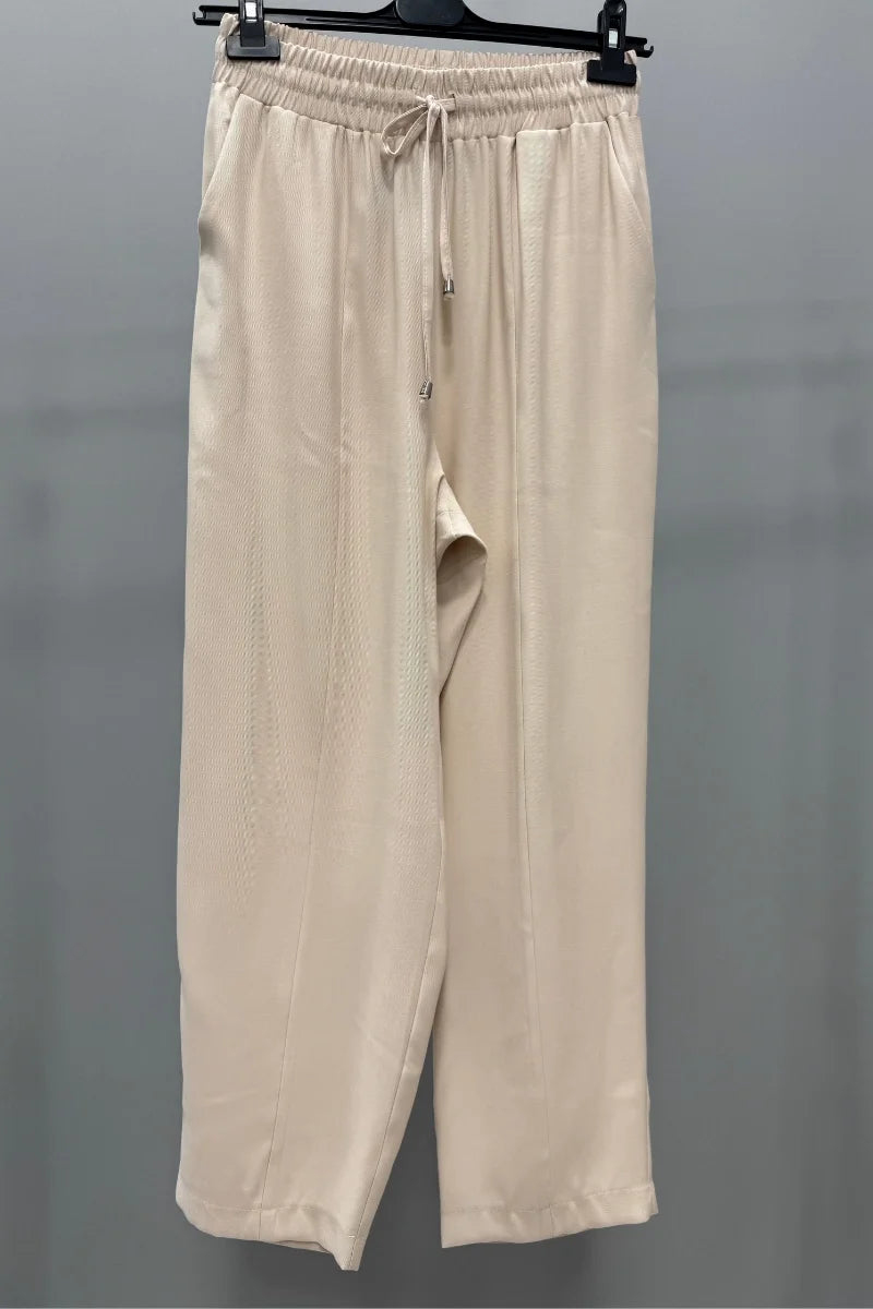 Sentez Asya Havuç Paça Pantolon 5563 - Bej - Görsel 1 #renk_bej