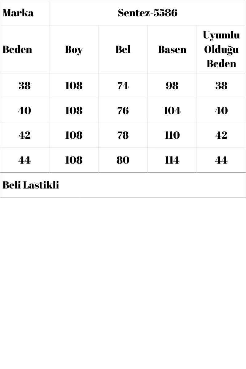 Sentez Madrid İspanyol Paça Pantolon 5586 - Kahve - Görsel 2 #renk_kahve