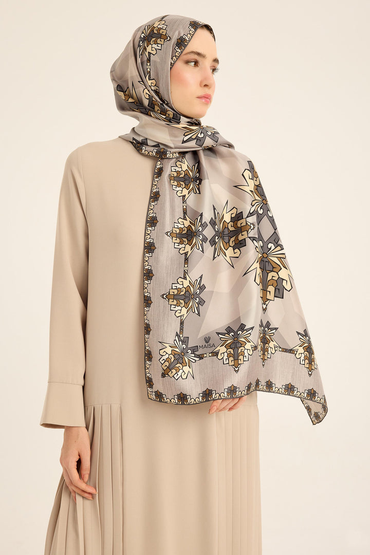 Maisa Şimal Mulberry İpek Şal - Gri