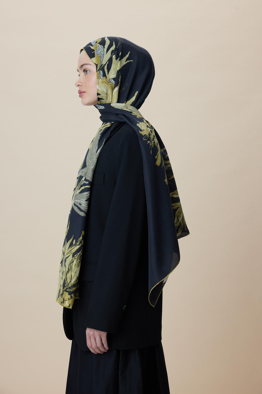 Maisa SİTARE PAMUK İPEK ŞAL 70*190 CM - GOLD