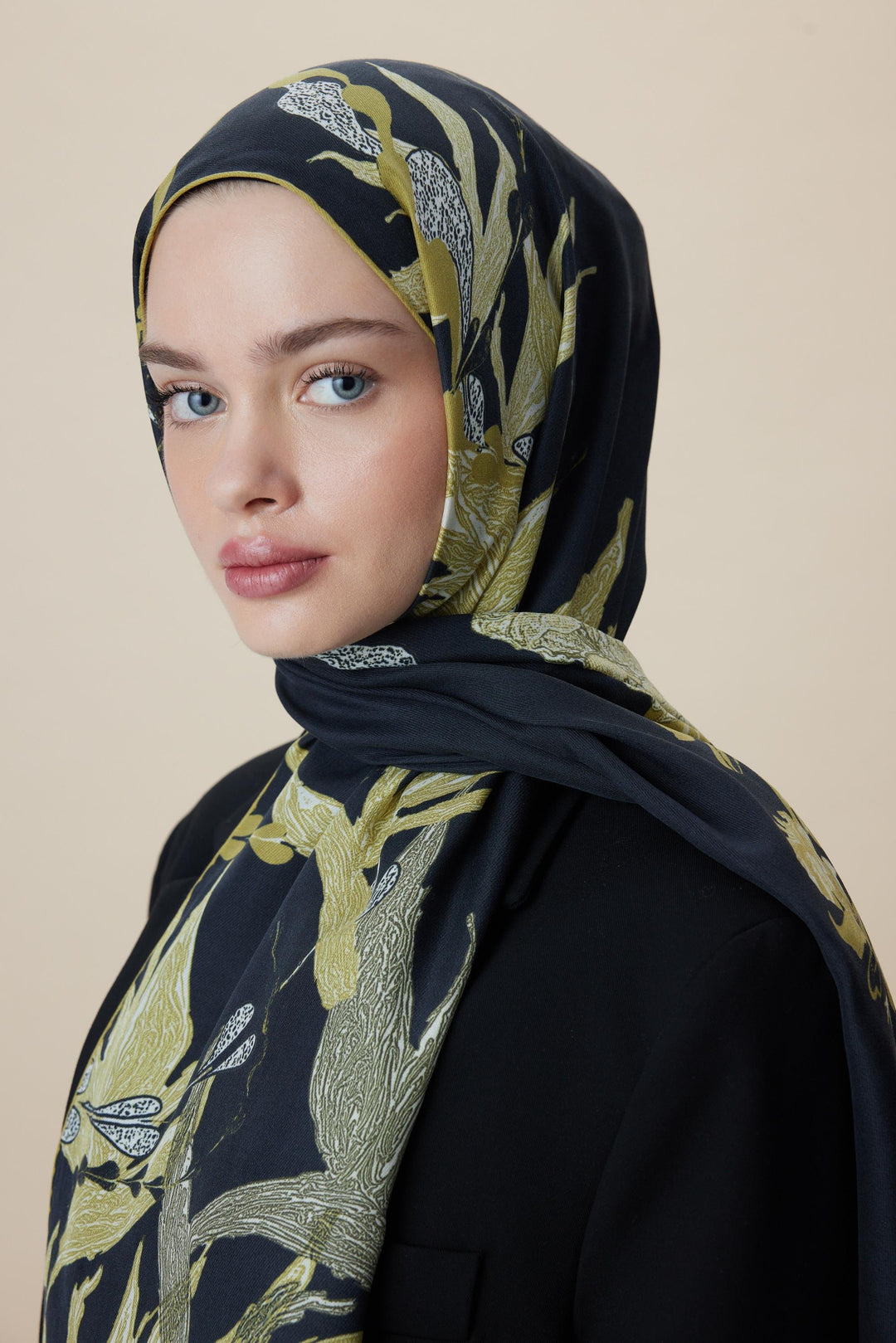Maisa SİTARE PAMUK İPEK ŞAL 70*190 CM - GOLD