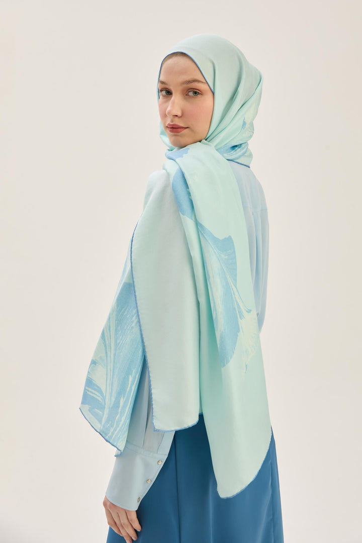 Maisa ŞULE PAMUK İPEK ŞAL 70*190 CM - CAM GÖBEĞİ