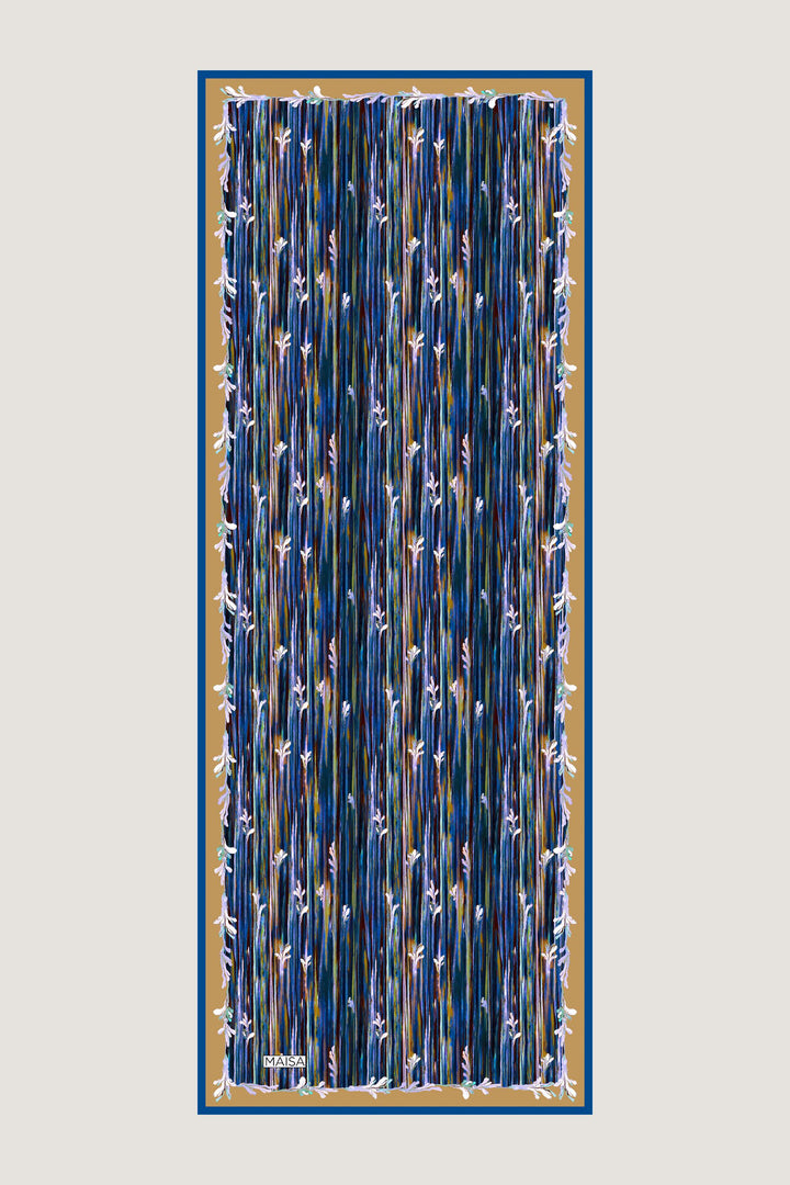 Maisa SUZEN FLOŞ VİSKON ŞAL 70*190 CM - CAMEL