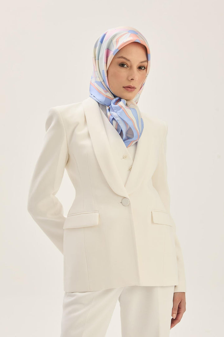 Maisa TARA MULBERRY İPEK EŞARP 90*90 CM - LİLA