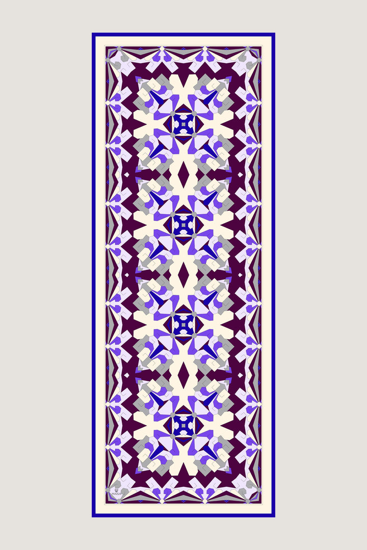 Maisa TARA PAMUK İPEK ŞAL 70*190 CM - MOR