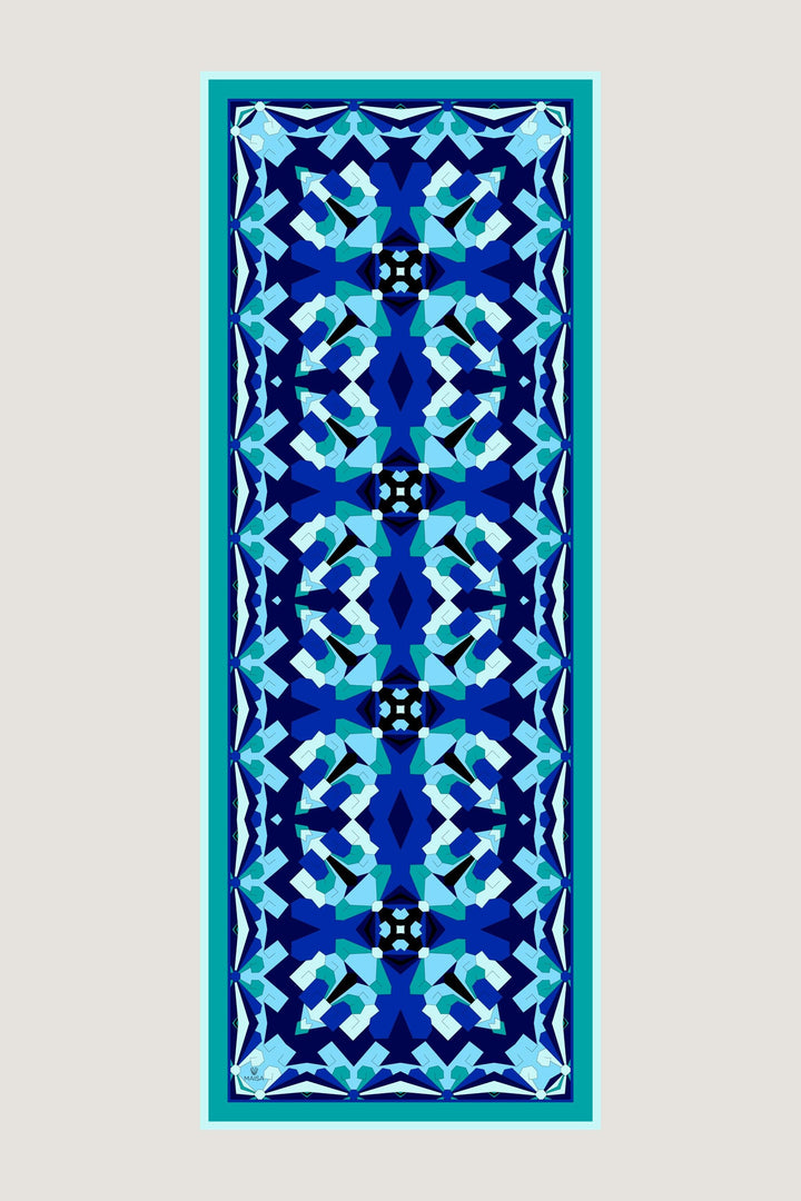 Maisa TARA PAMUK İPEK ŞAL 70*190 CM - TURKUAZ