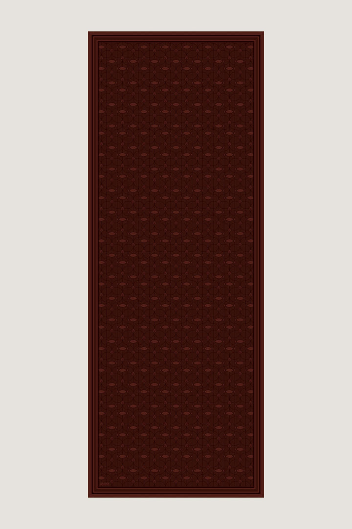Maisa ZERRE KREP İPEK ŞAL 70*190 CM - KAHVERENGİ