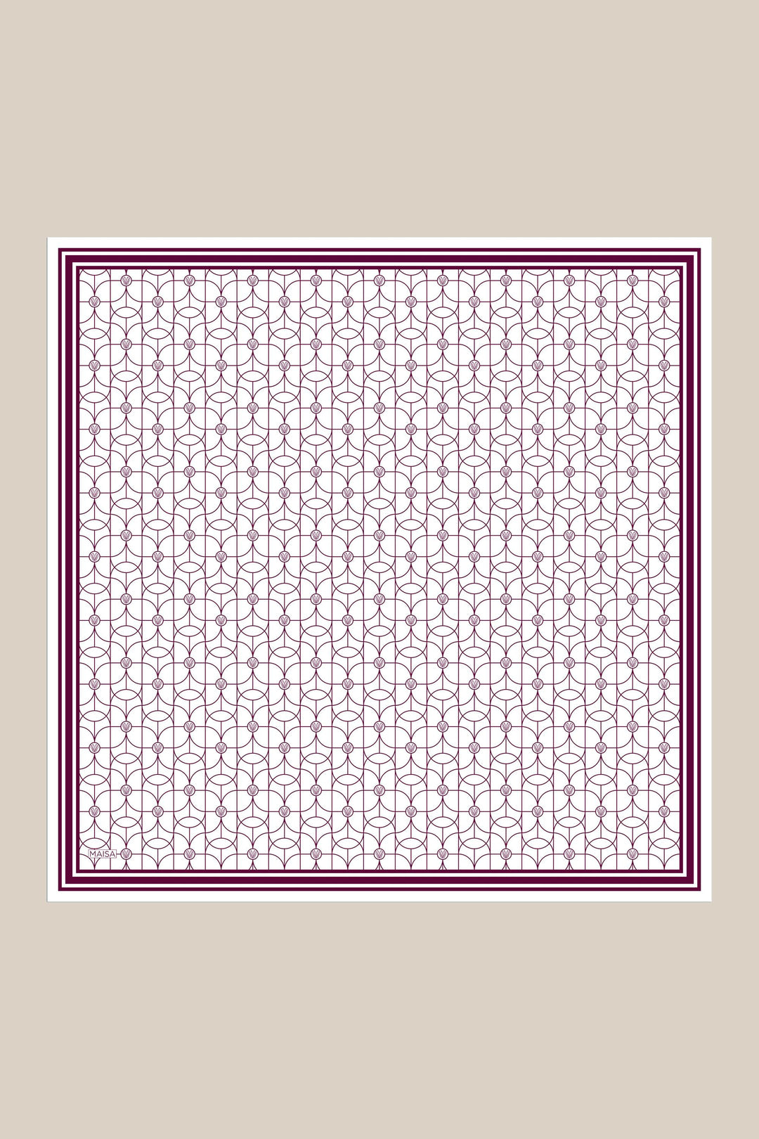 ZERRE TİVİL İPEK EŞARP 90*90 CM - K. FUŞYA - Görsel 6