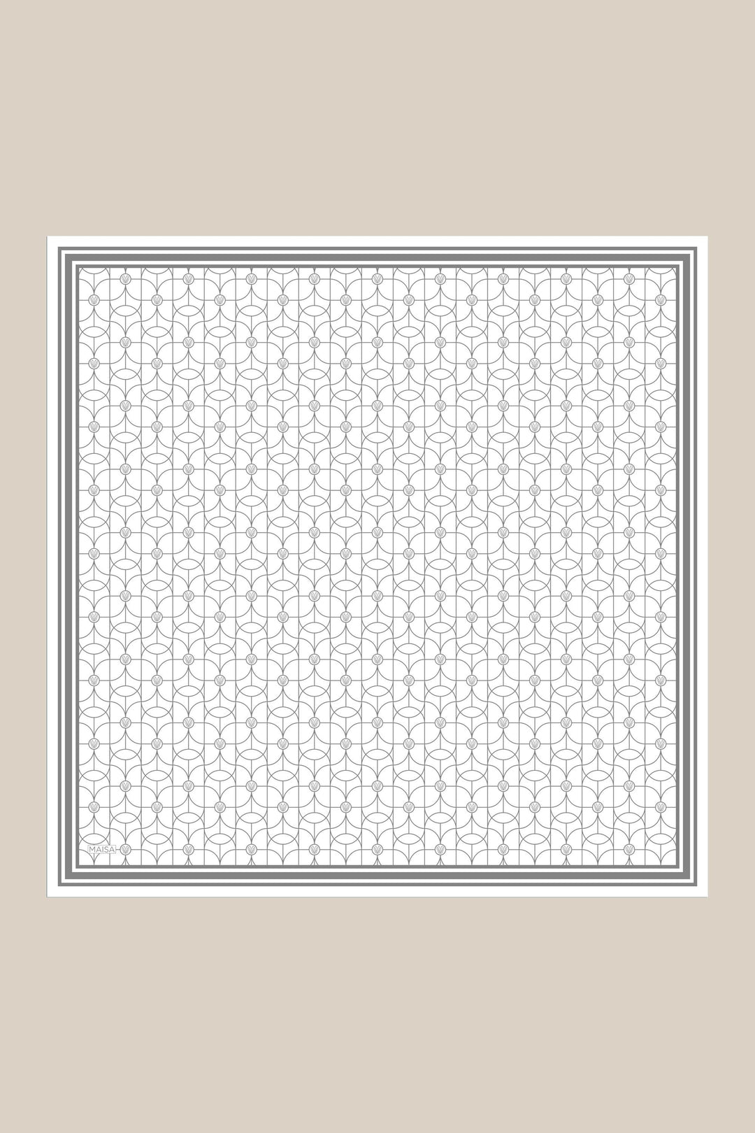 ZERRE TİVİL İPEK EŞARP 90*90 CM - K. GRİ - Görsel 8