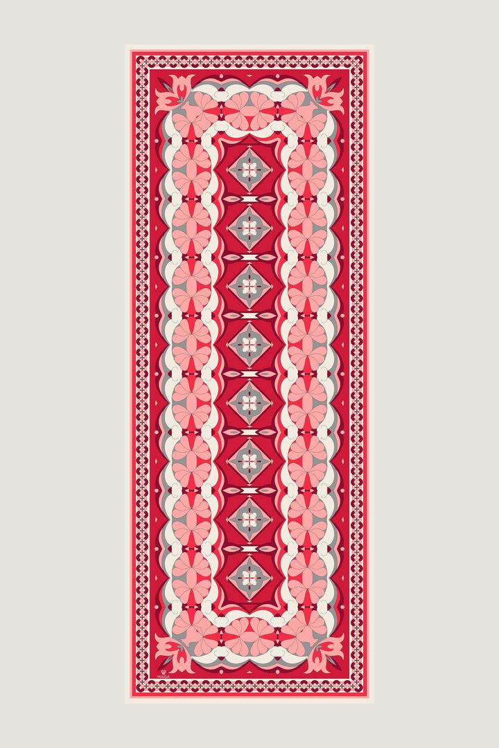 ZEYN PAMUK İPEK ŞAL 70*190 CM - PEMBE 