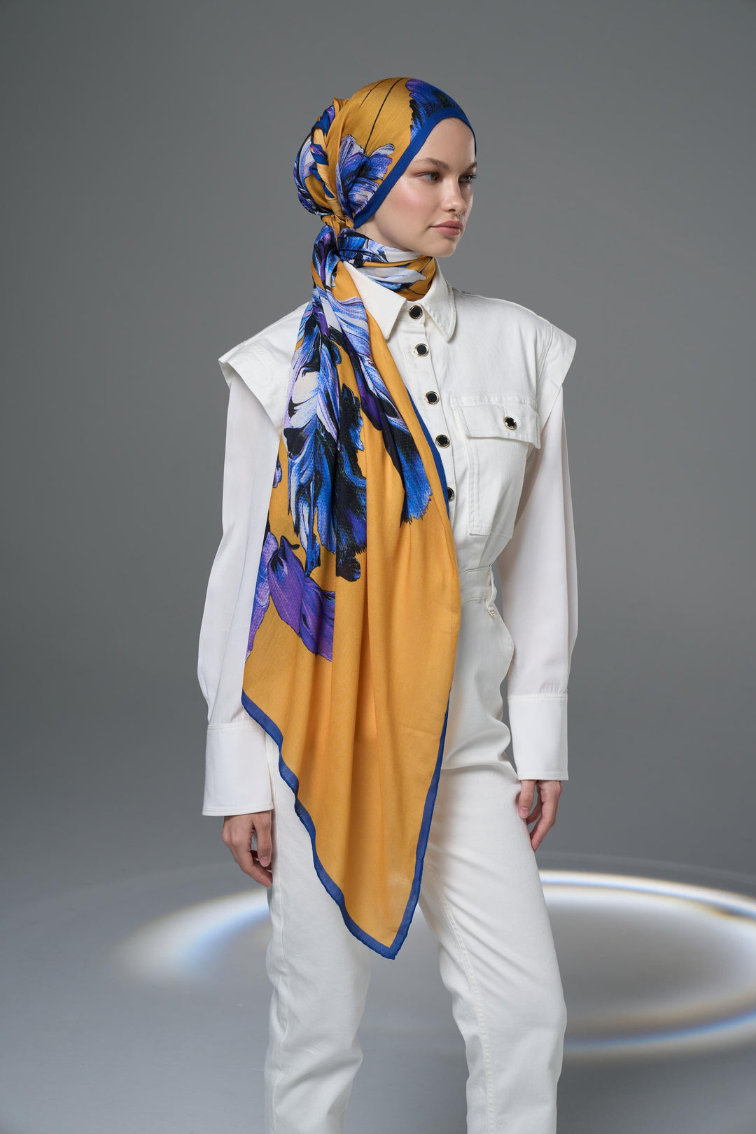 Maisa Zia Modal İpek Şal - Sarı