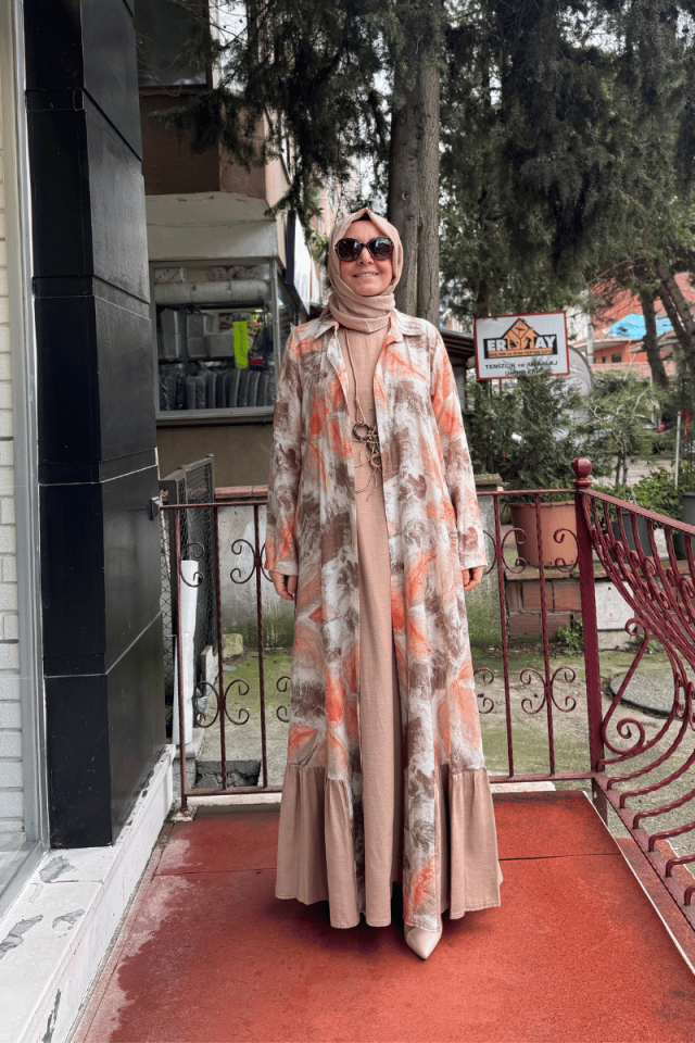 Almarwah İkili Elbise Kahverengi 202739