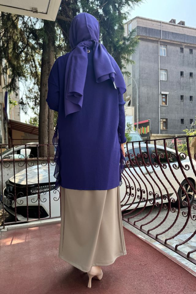 تونيك تريكو Ghisa أرجواني 5KOBTNK4689