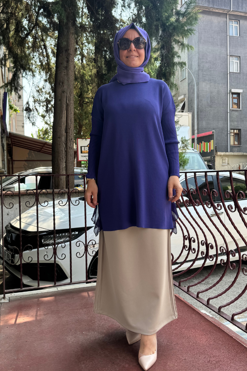 تونيك تريكو Ghisa أرجواني 5KOBTNK4689