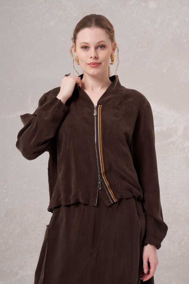 Misswhence Silk Jacket 35201