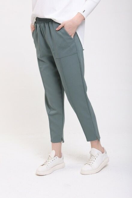 Invee Carrot Trousers-Mold Green 6315