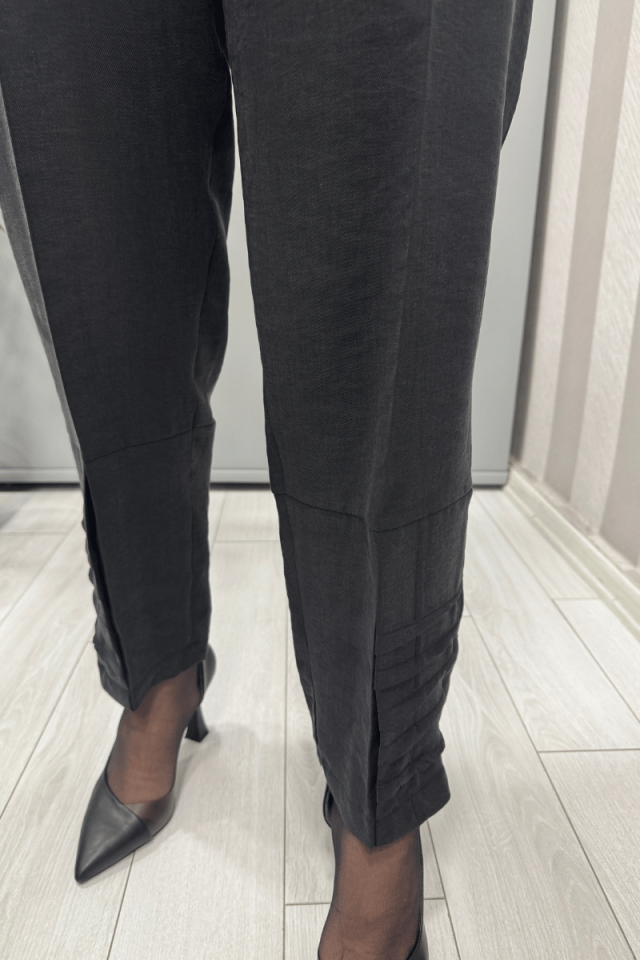 Misswhence Nakış Detaylı Gömlek Pantolon Takım Siyah 37301