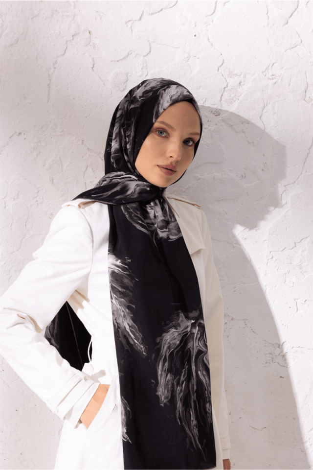 Maisa Raad Krep İpek Şal