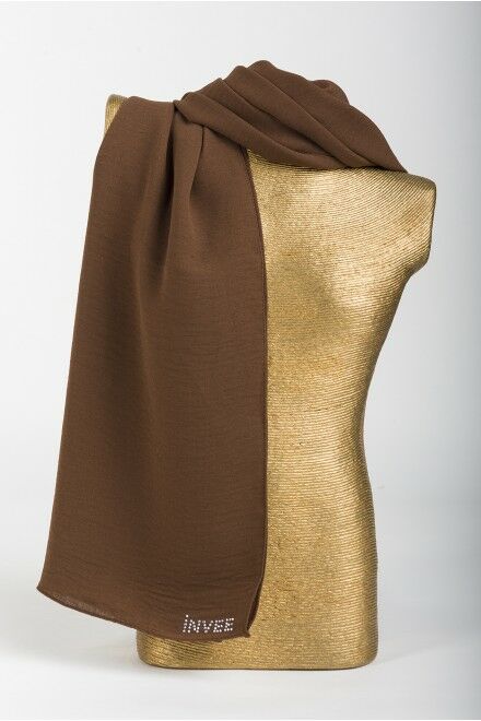 Invee 1246 Cocoa Coffee Jazz Shawl
