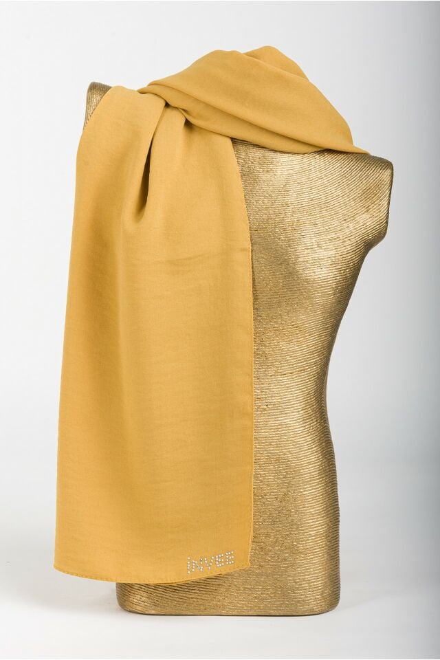 Invee 1246 Mustard Jazz Shawl