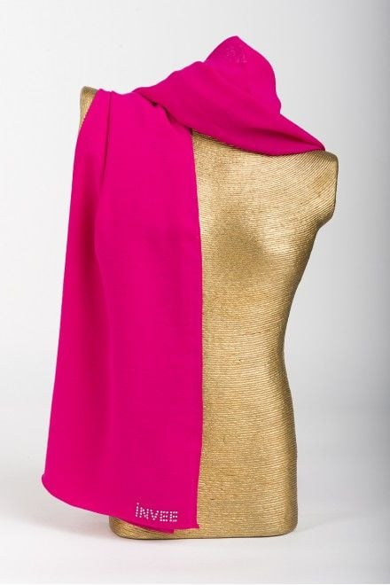 Invee 1246 Fuchsia Jazz Shawl