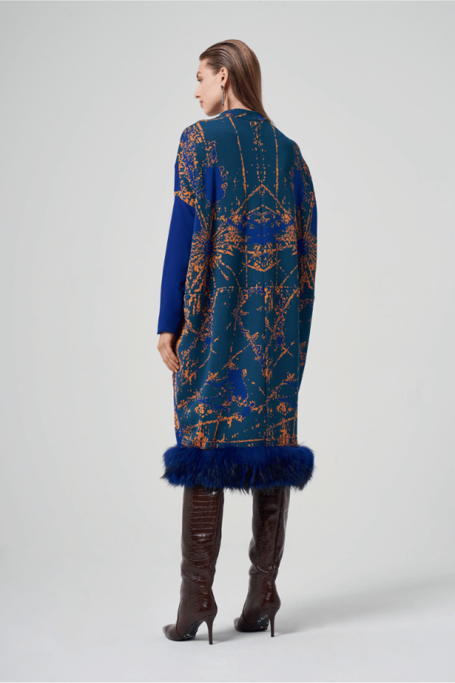 Misswhence Kürklü Triko Kap Saks 36406