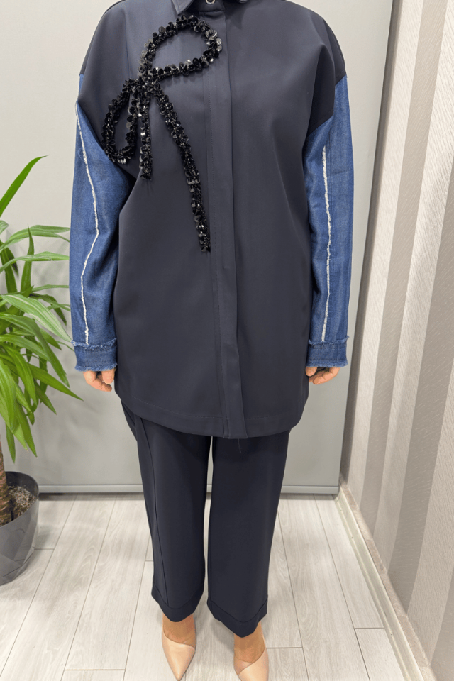 Ghisa Takım Lacivert 25YGSTKM4943