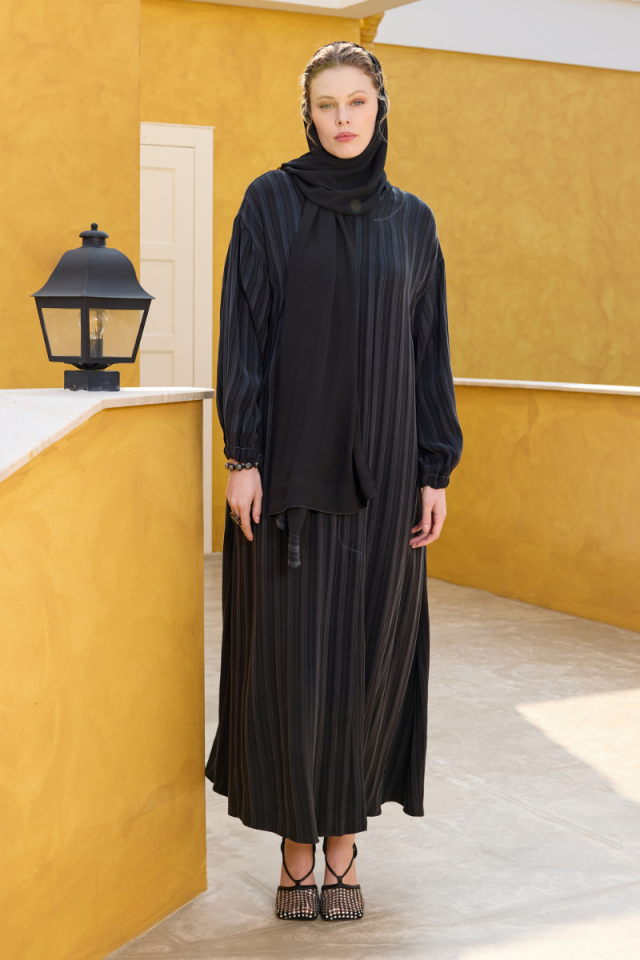 Misswhence Shawl Silk Topcoat/Freshman Black 35504