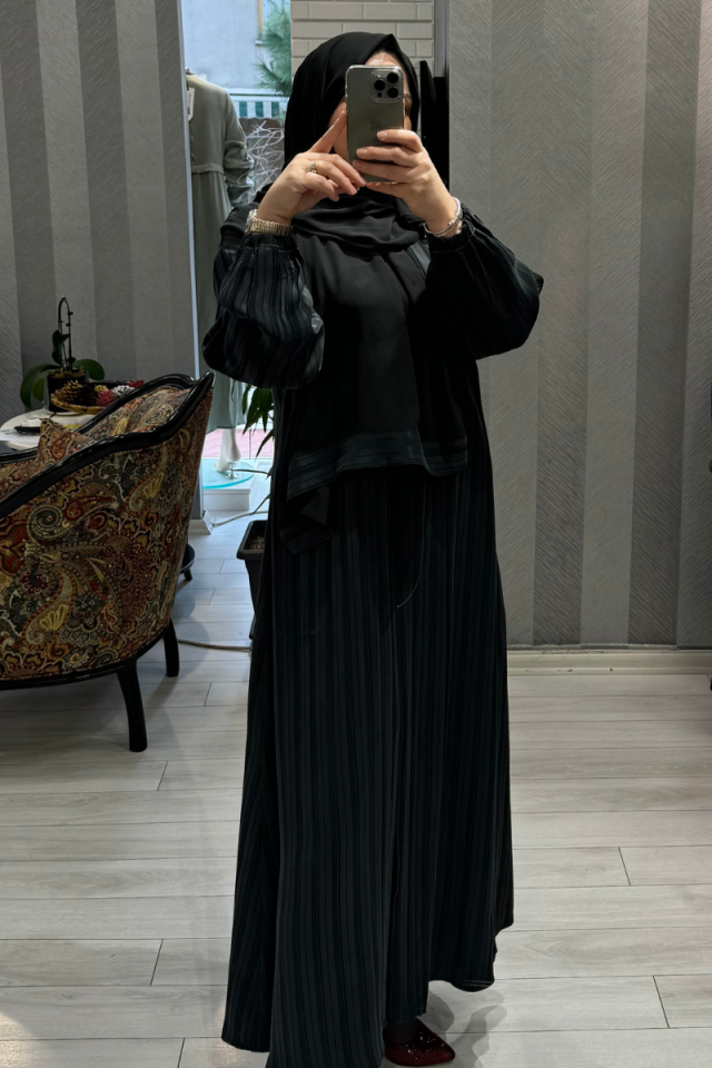 Misswhence Shawl Silk Topcoat/Freshman Black 35504