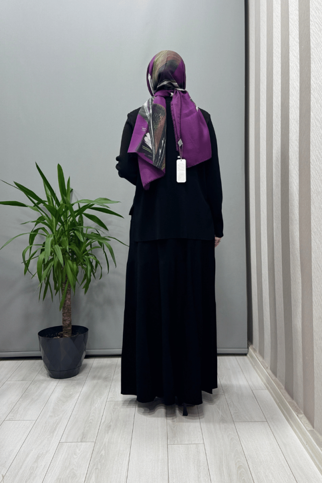 Miss Dalida Triko Etek Siyah T25Y-2004