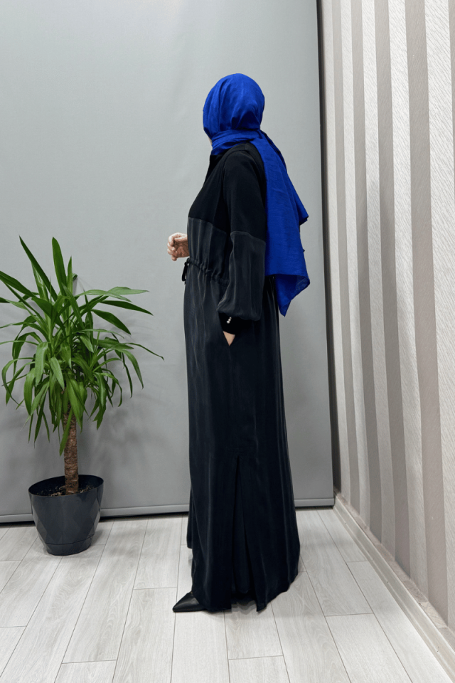 Miss Dalida Beli Bağcıklı Kap Siyah T25Y-8002