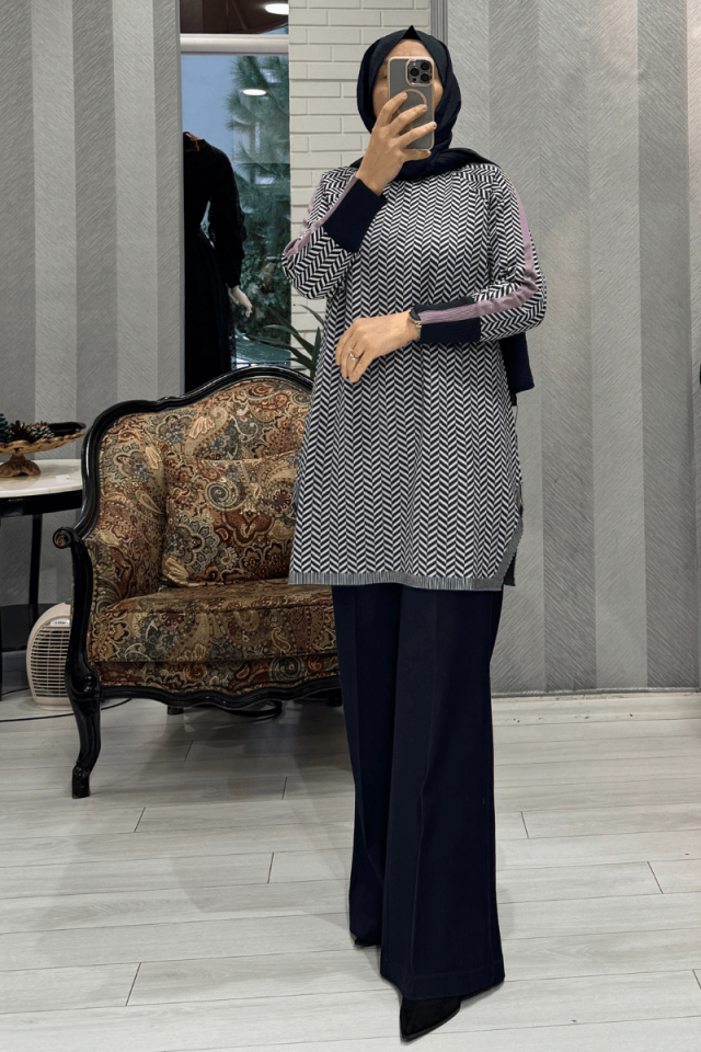 Misswhence Likralı Kot Pantolon Lacivert 36100