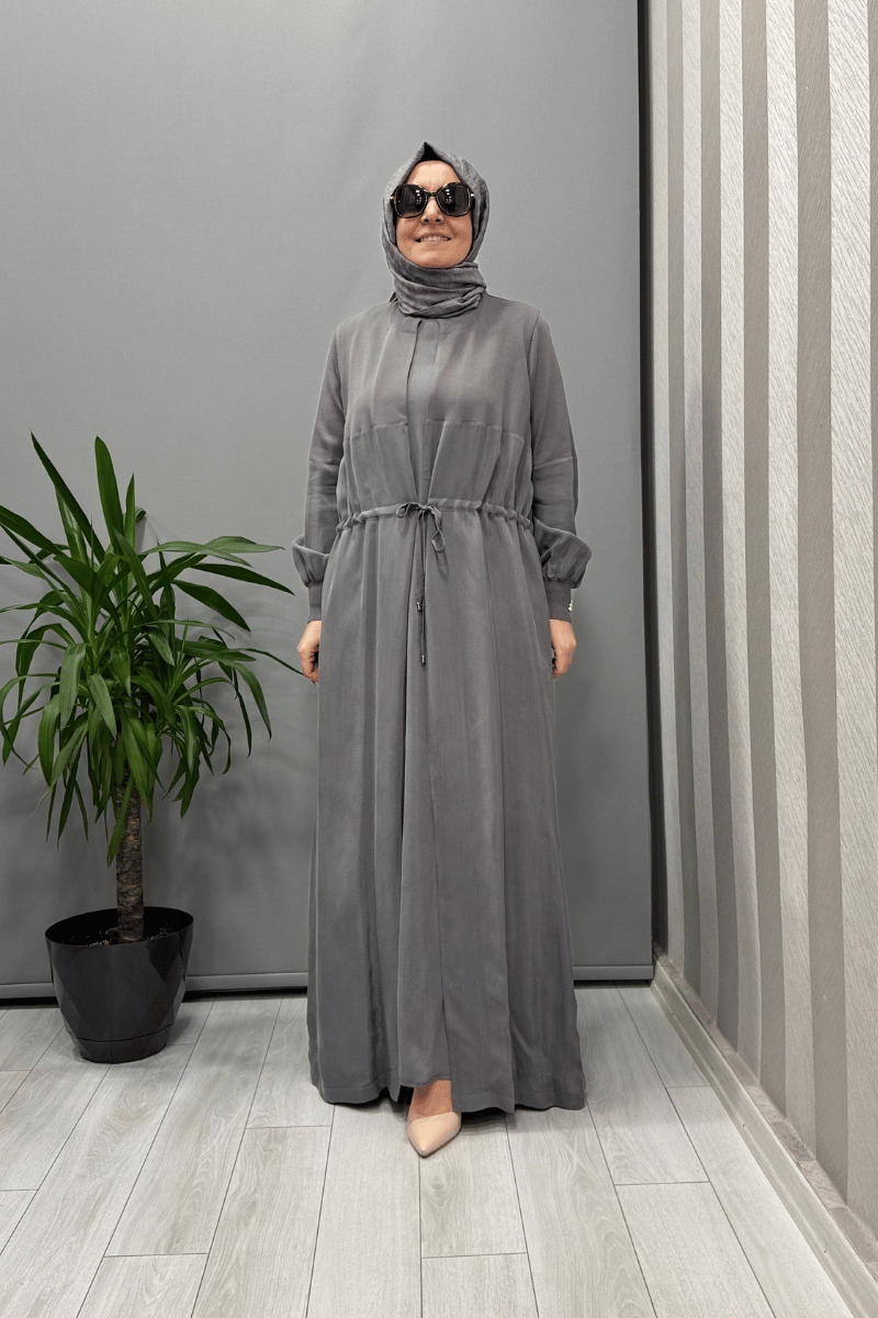 Miss Dalida Beli Bağcıklı Kap Antrasit T25Y-8002