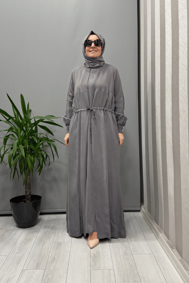 Miss Dalida Beli Bağcıklı Kap Antrasit T25Y-8002