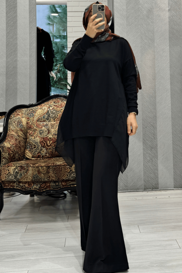 Misswhence Likralı Kot Pantolon Siyah 36100