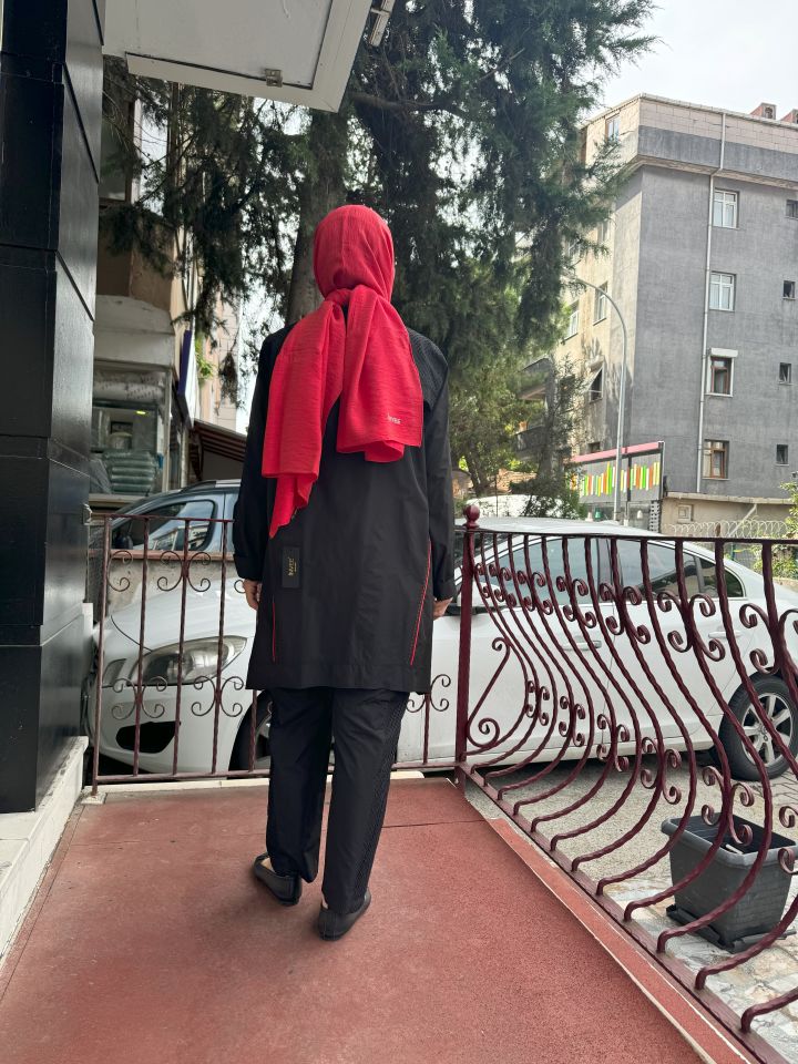 Almarwah File Detaylı Spor Takım Siyah 202642